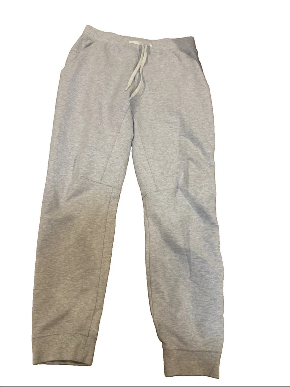 Lululemon City Sweat Joggers Mens M white Drawstring French Terry Sweatpants